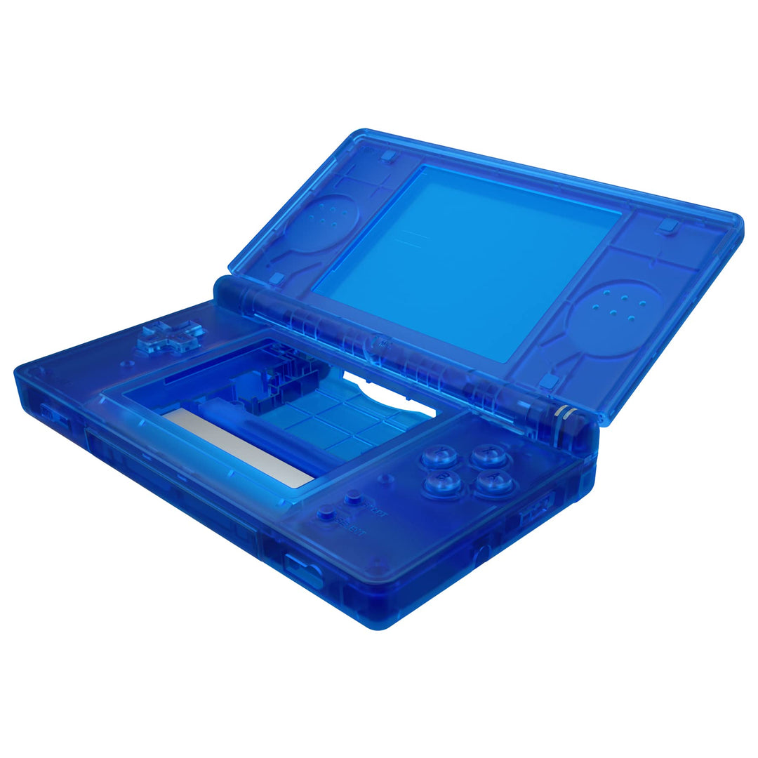 eXtremeRate Ersatz Gehäuse Case für Nintendo DS Lite NDSL, Voll Hülle&Knöpfen&Screen Protector Shell