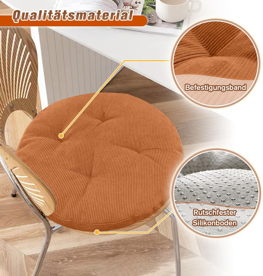 Sitzkissen Rund 30cm Dicke 6cm 1 Stück Bodenkissen Rund Sitzpolster Stuhlauflage Sitzpolster Stuhlki