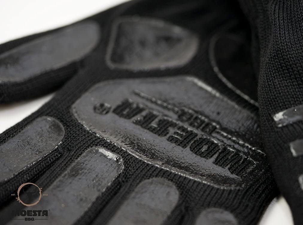 Moesta-BBQ 10375 - GrillGloves No.1 Grösse L/XL für Profis - Bis 500°C hitzebeständiger Grill- / Ofe