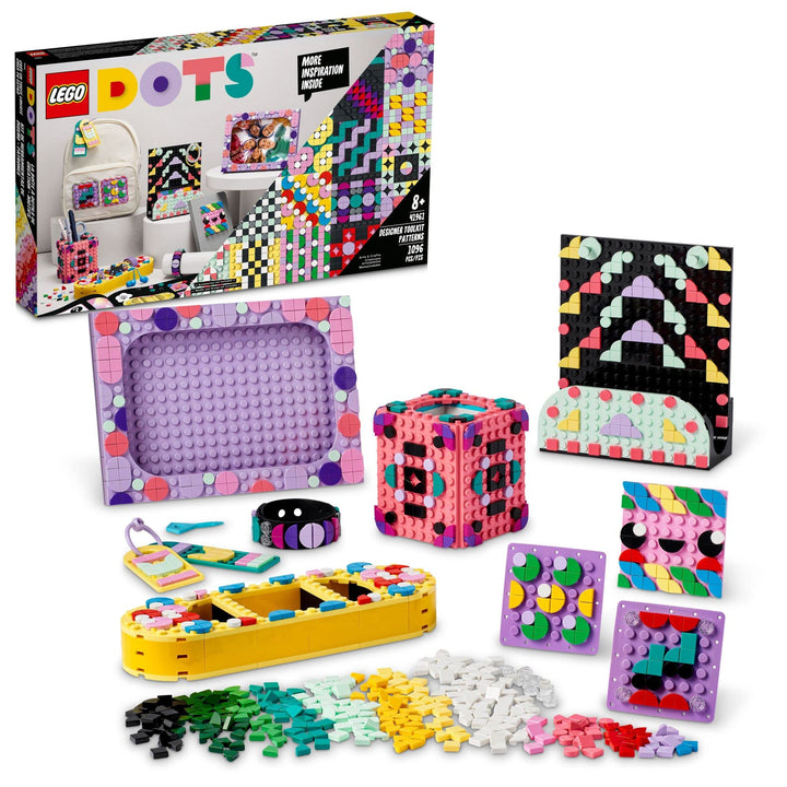 LEGO DOTS Designer Toolkit – Muster 41961 Bauspielzeug-Set für Mädchen, Jungen und Kinder ab 8 Jahre