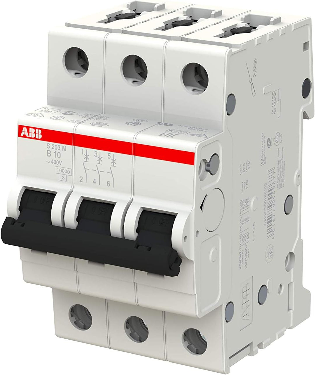 ABB 2 cds273001r0105 – int. aut. s203 m-b10 3P 10 A B 15 KA