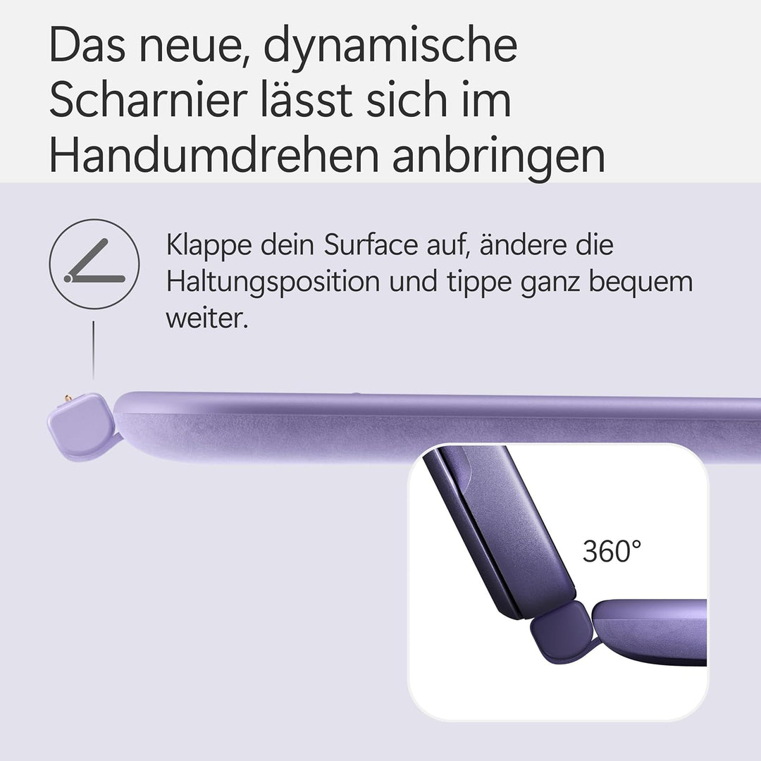 Microsoft Surface Pro 12" Keyboard | kompatibel mit Surface Pro 12" | QWERTZ | Violett Keyboard Viol