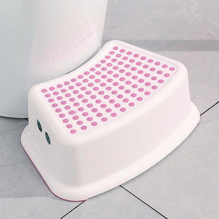 Tritthocker Kinder - 35×25×15cm Rutschfester Badezimmer Töpfchen Tritthocker | Stabiler Toilettenhoc