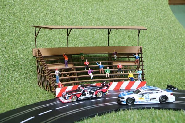 220008 Slotcar-Tribüne für die Kurve 1 mit Dach