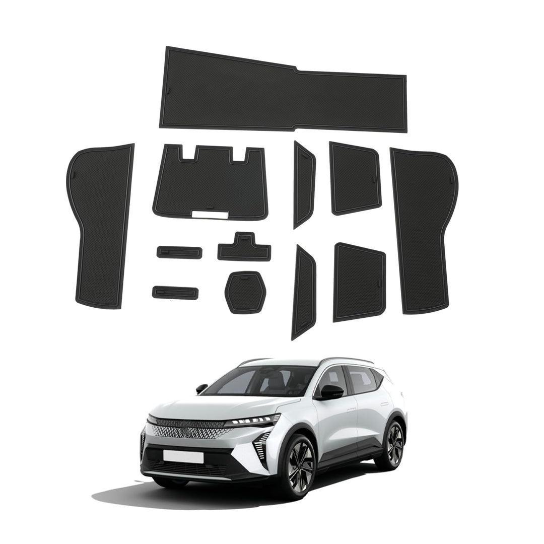 SHAOHAO kompatibel mit Renault Scenic E-tech Electric 2024 2025 Gummimatten, Mittelkonsole Antirutsc