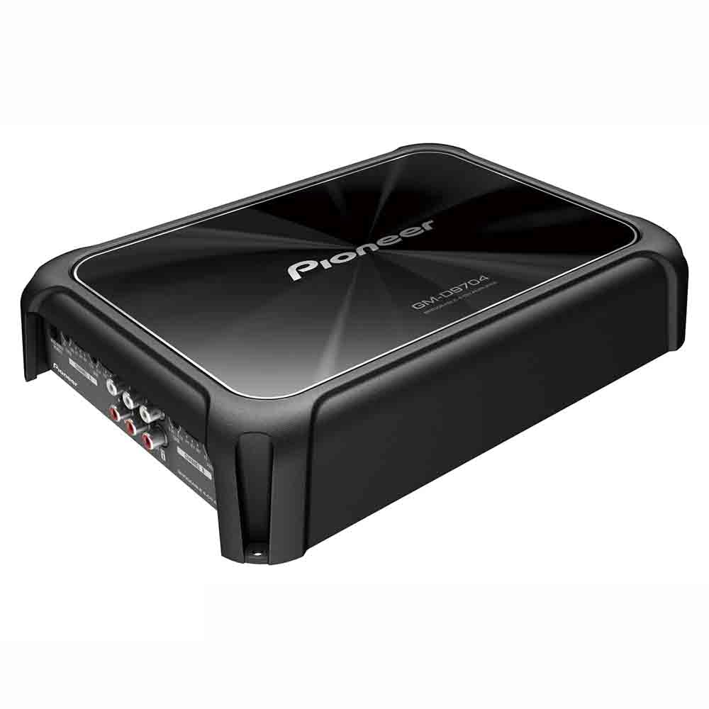 Pioneer GM-D9704 4-Kanal Class-D Verstärker (1.600 W), Variabler TPF & HPF, Sensor für Lautsprechere