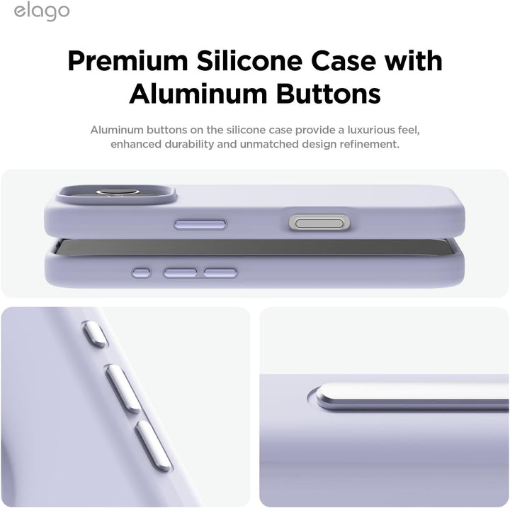 elago Magnetisch Silikon Hülle Kompatibel mit iPhone 16 Pro Max Hülle 6,9 Zoll, Kompatibel mit Allen