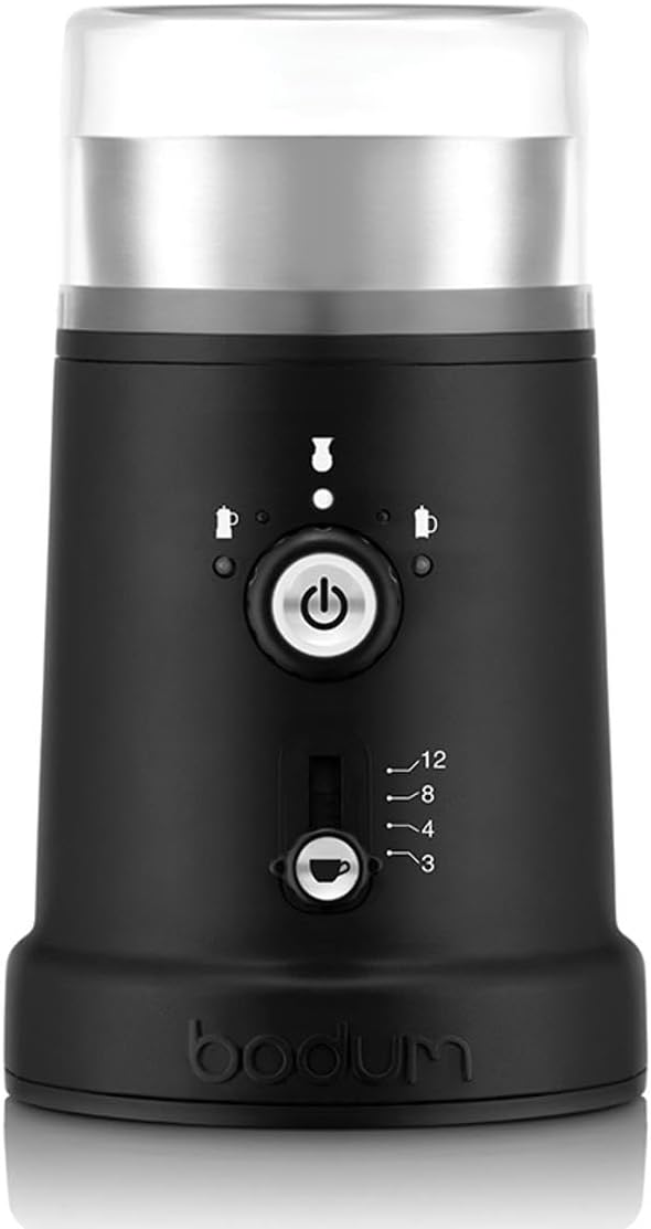 Bodum BISTRO Kaffeemühle elektrisch verstellbar 150 Watt, Metallisch