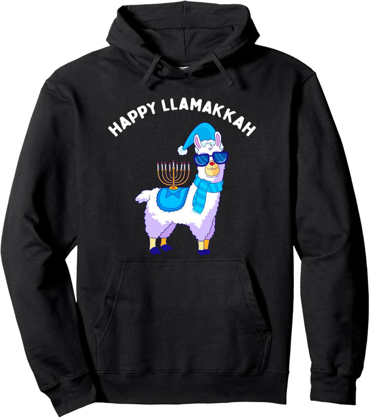 Glücklich Llamakkah Hanukkah Lama Chanukah Alpaka Frauen Pullover Hoodie