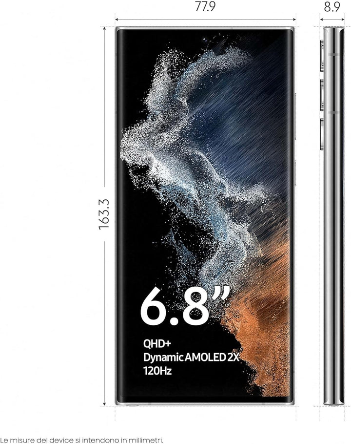 Samsung S908B/DS 5G S22 Ultra 8GB/128GB White EU Alle Träger Weiss 8 GB, Alle Träger Weiss 8 GB