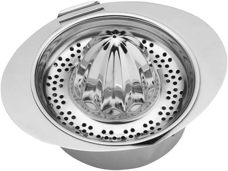 WMF Gourmet Zitronenpresse Edelstahl 13cm, Zitruspresse manuell, Cromargan Edelstahl mattiert, für Z
