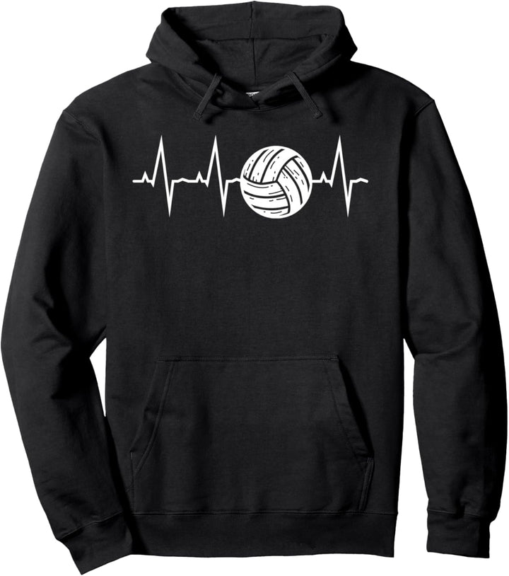 Herzschlag Volleyball Pullover Hoodie
