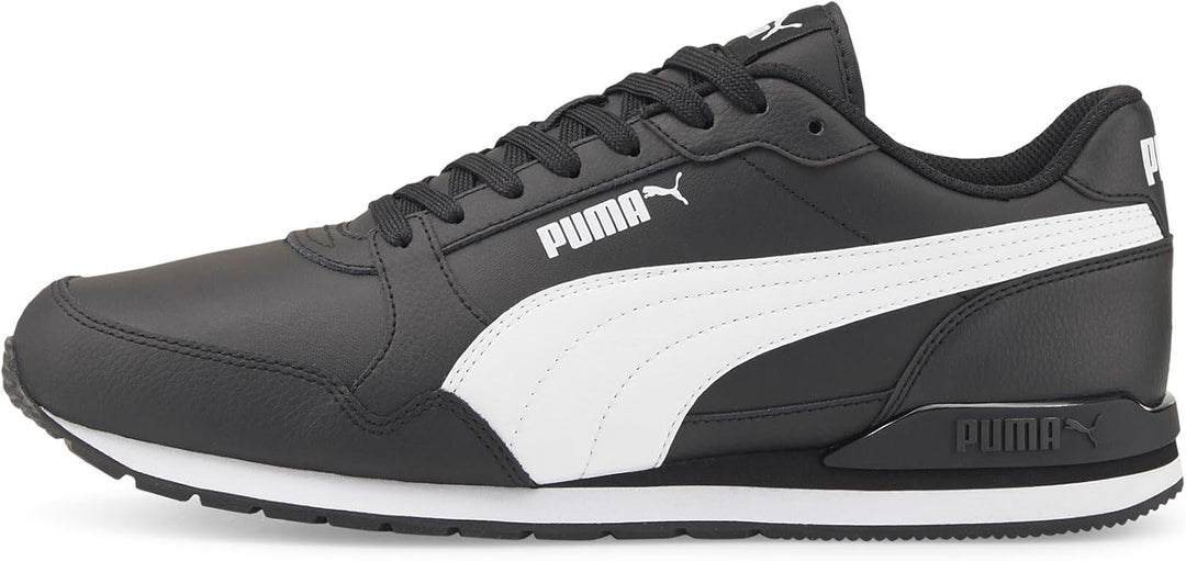 PUMA Unisex St Runner V3 L Sneaker 37.5 EU Puma Black Puma White, 37.5 EU Puma Black Puma White