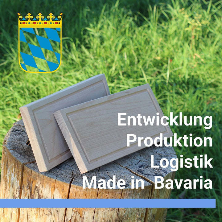 SCHILLING Fischgrilltechnik Grillbrett, Räucherbrett, 45x14x2 cm, Buche, Abtropfrinne, für jedes Gri