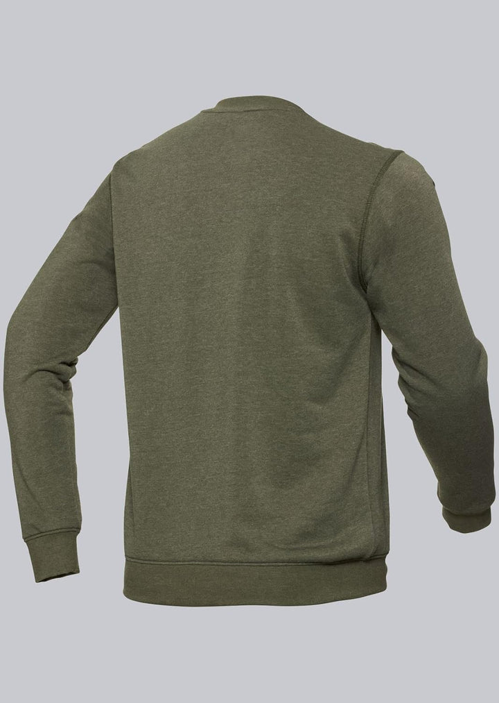 BP 1720-293-0073-S Unisex-Sweatshirt, Schlanke Silhouette, lange Ärmel und Rundhalsausschnitt, 280,0