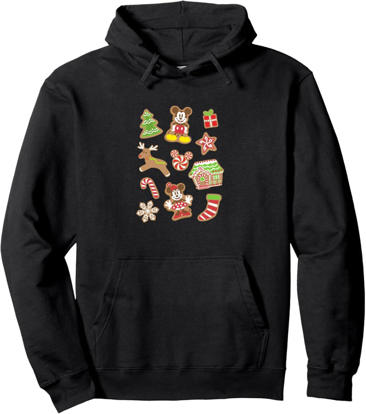 Disney Mickey & Minnie Gingerbread Cookie Weihnachten Pullover Hoodie