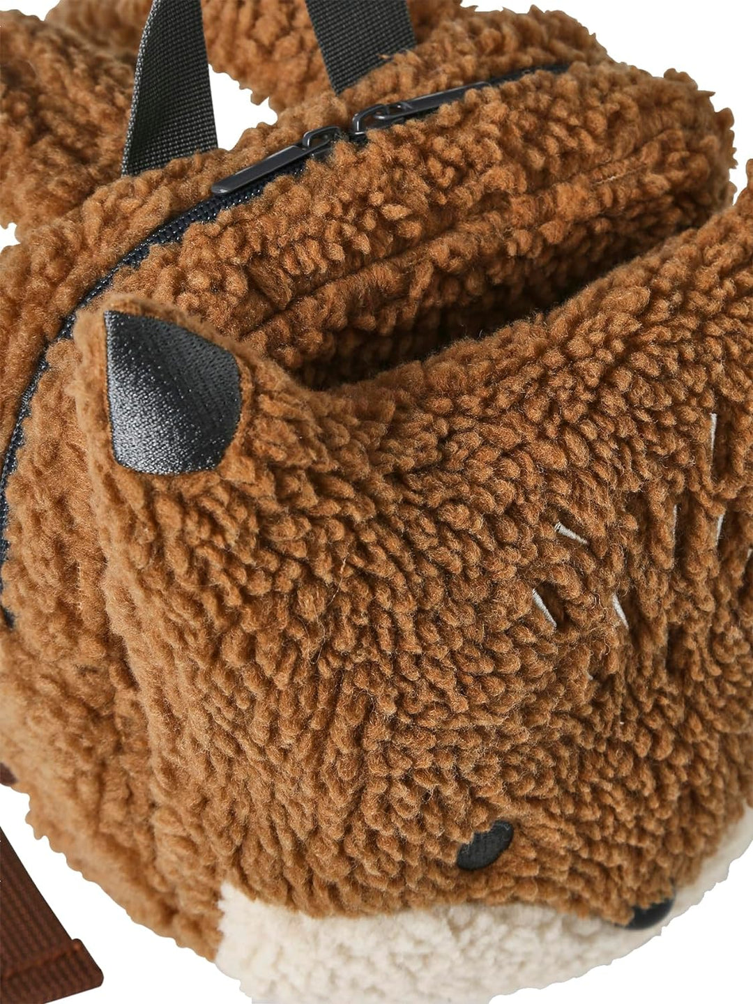 Vertbaudet Kinder Rucksack aus Teddyfleece, Fuchs rothaar