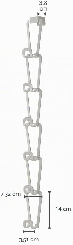 Joint bag holder S - Chain - white Weiss, Weiss