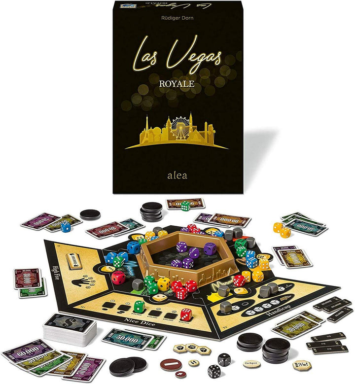 Ravensburger 26918 - Las Vegas Royale, Strategiespiel für 2-5 Spieler, Alea Spiele, Würfelspiel ab 1