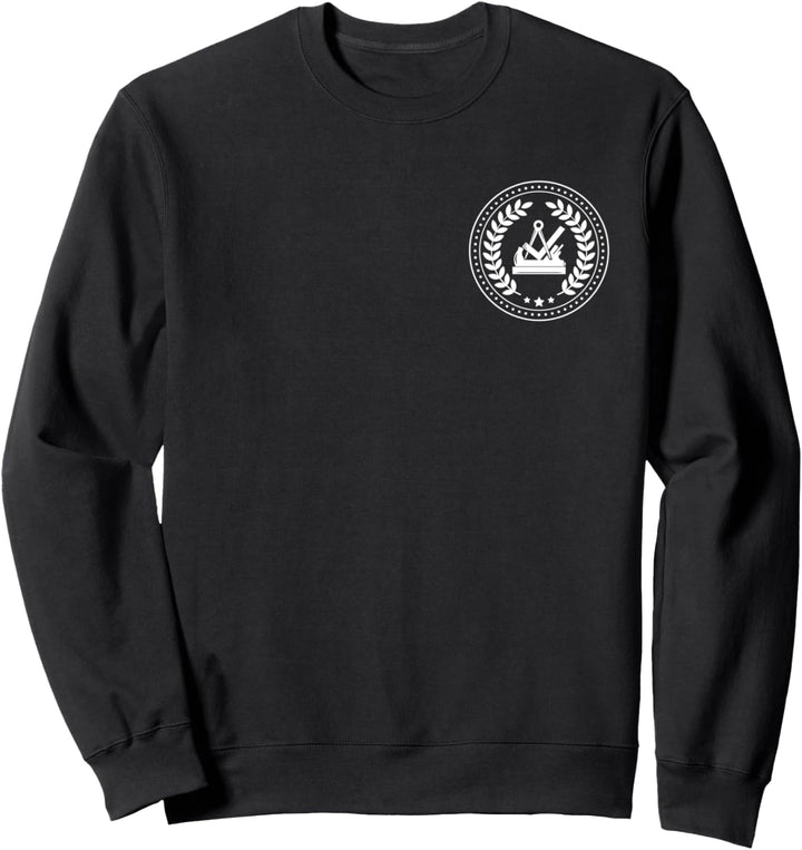 Tischler & Schreiner Zeichen mit Lorbeerkranz auf Brust Sweatshirt