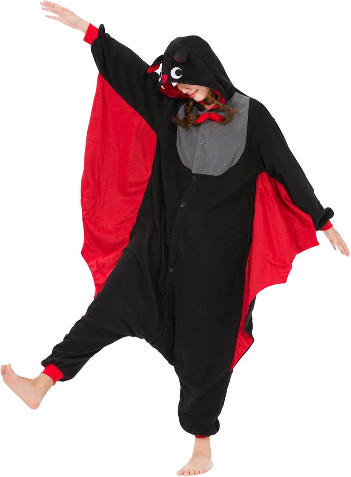 SimZoo Unisex Pyjamas Onesies Tiere Kostüm Cosplay Erwachsene Karneval Nachtwäsche Halloween Schlafa