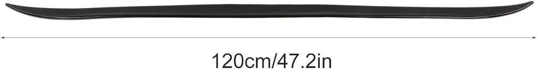Fydun Auto Heckspoiler, Universal Glänzend Schwarz Gummi Kofferraumschutzstreifen 120 X 4 cm / 47,2