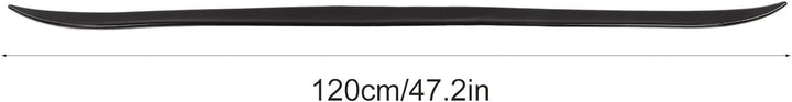 Fydun Auto Heckspoiler, Universal Glänzend Schwarz Gummi Kofferraumschutzstreifen 120 X 4 cm / 47,2