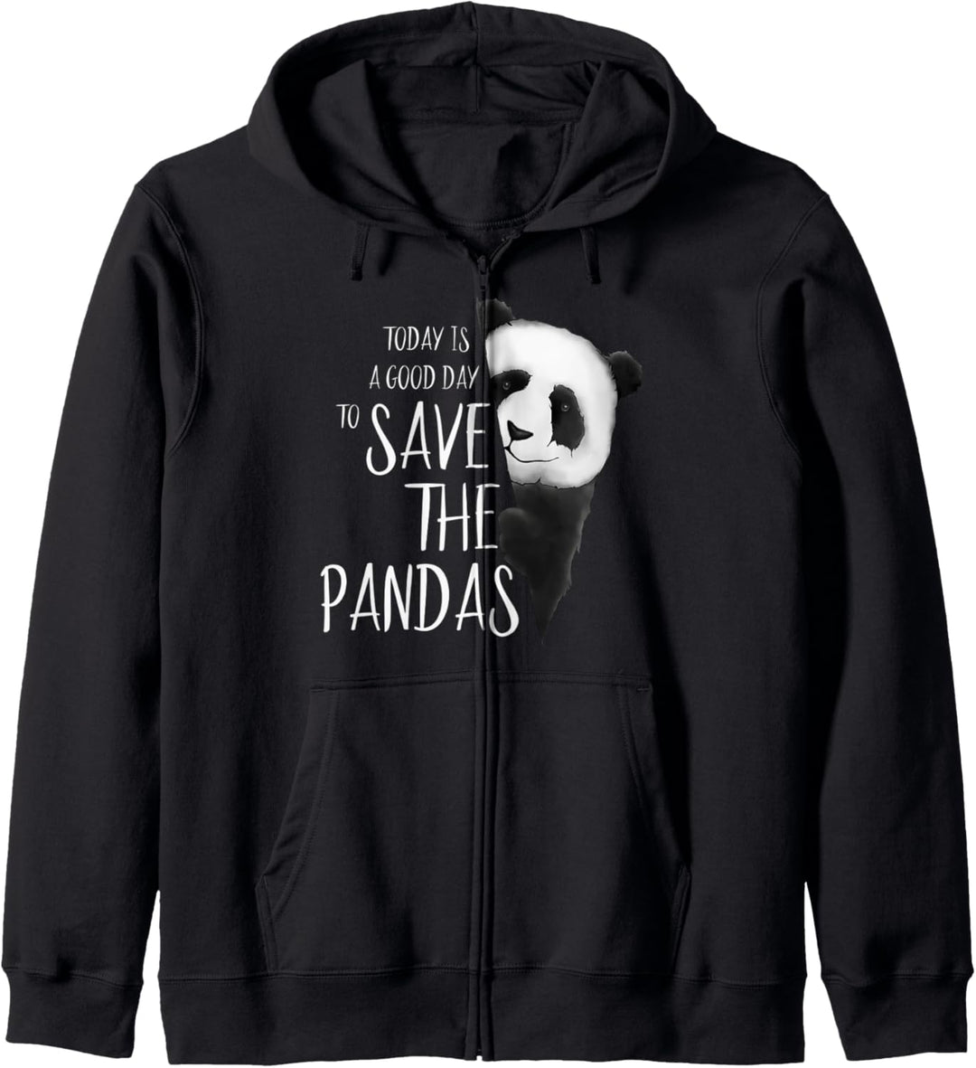 Ein guter Tag Pandas zu retten Tierschutz Pandabären Panda Kapuzenjacke
