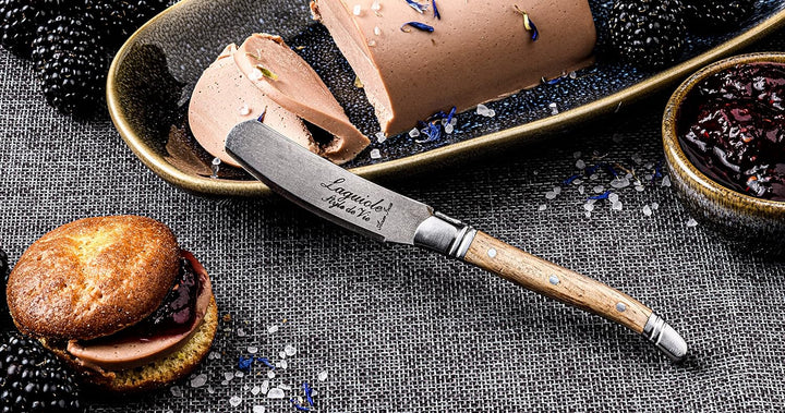 Laguiole Style de Vie Buttermesser Luxury Line, 4-teilig, Eichenholz
