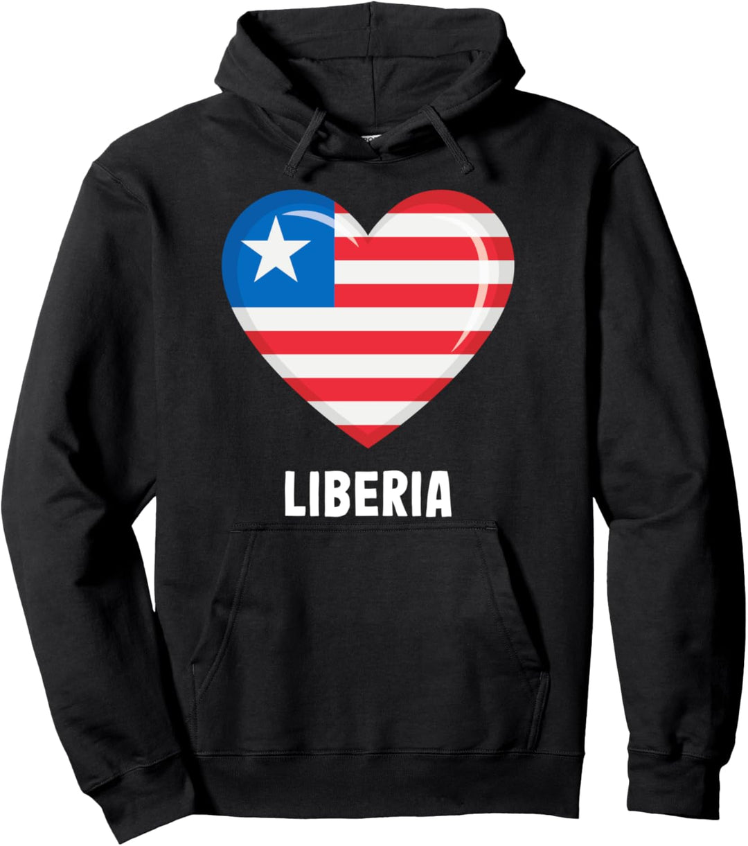 Liberia Flagge Hoodie | Liberianisch Pullover Hoodie