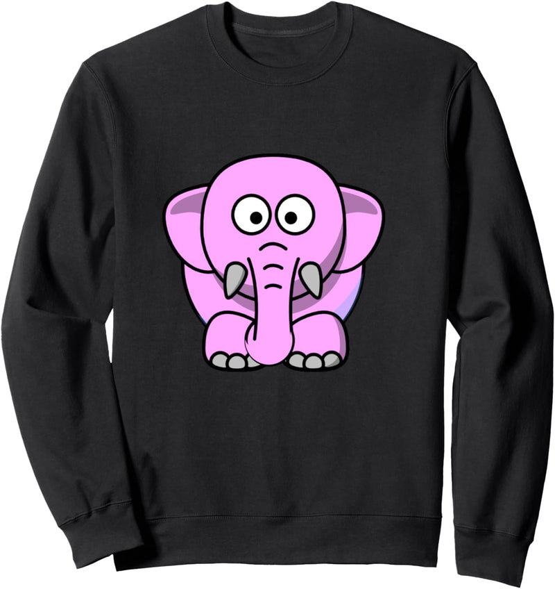 Niedlicher rosa Elefant Sweatshirt