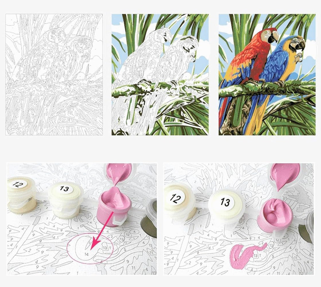 ARTNAPI Malen nach Zahlen Erwachsene mit Rahmen | DIY Handgemalt | Engel mit Blumenstrauss | Kit für