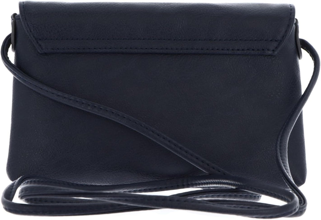 TOM TAILOR bags Luna Damen Umhängetasche Umschlagtasche Dark Blue 20 x 2 x 12,5, Dark Blue 20 x 2 x