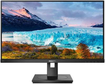 Philips 242S1AE - 24 Zoll FHD Monitor, höhenverstellbar (1920x1080, 75 Hz, VGA, DVI, HDMI, DisplayPo