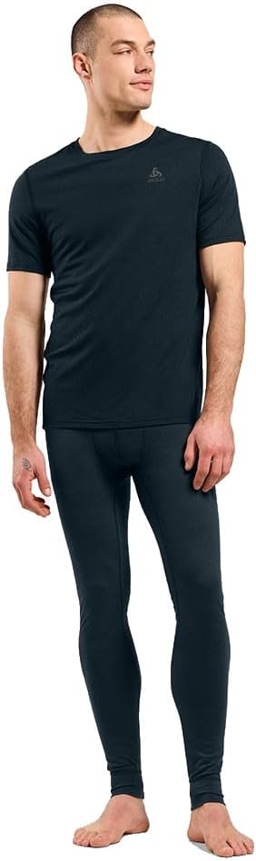 Odlo Thermohose Kinder Active X-Warm | Winterleggings Mädchen Jungen | Warme Thermounterwäsche Dark
