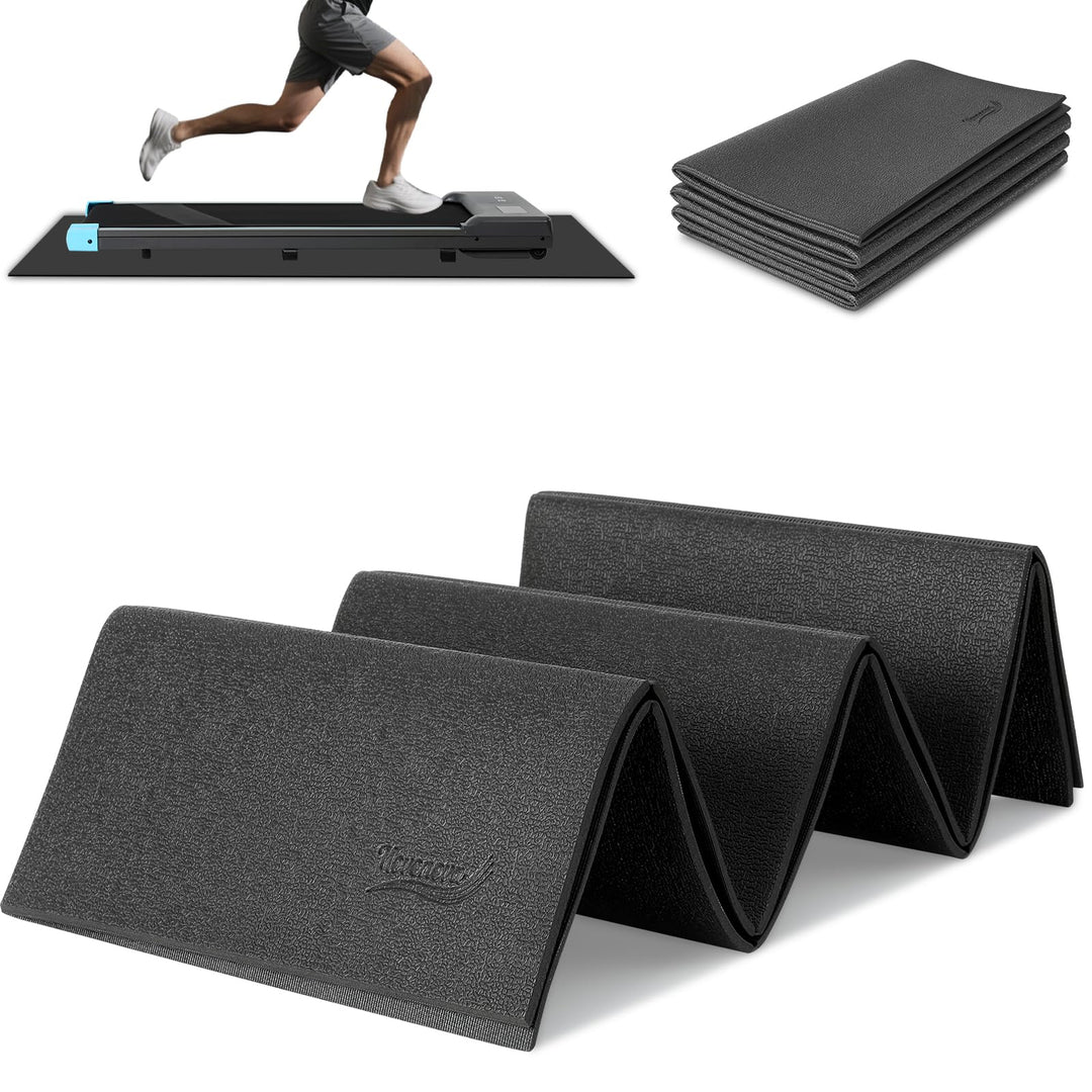 Faltbare Bodenschutzmatte Fitnessgerät (120*80/200*90 cm) - Laufband Matte 6mm Dicke - langlebig, ru
