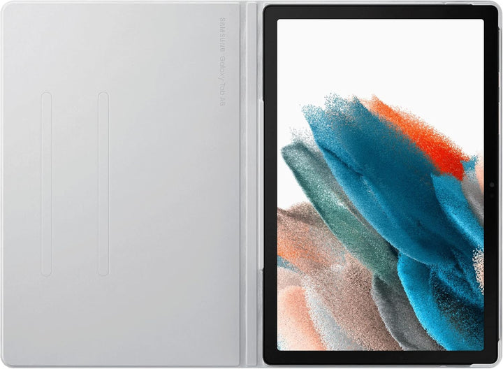 Samsung Book Cover EF-BX200 für das Galaxy Tab A8 Silver, Silver