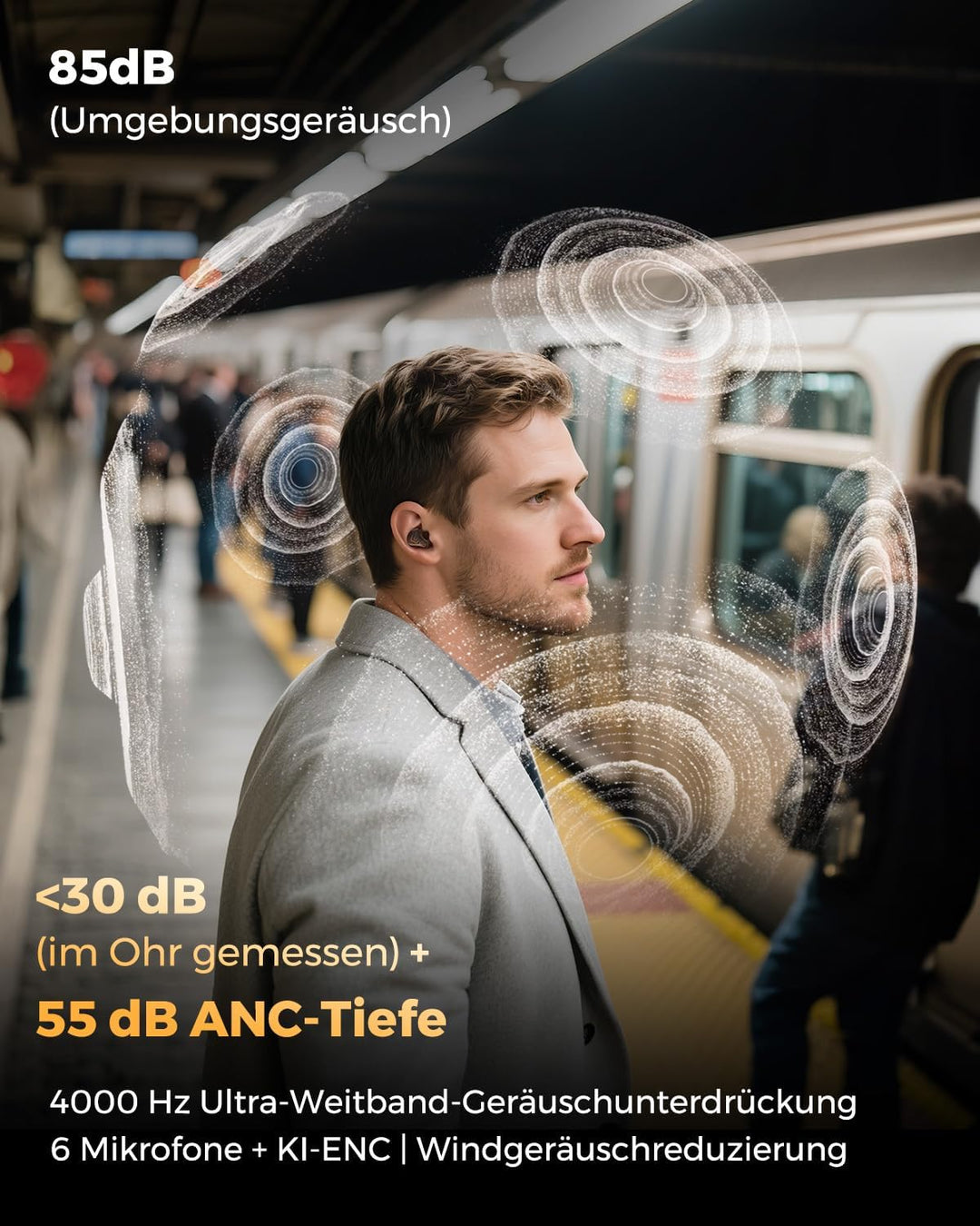 SoundPEATS H3 In-Ear Bluetooth Kopfhörer, Hi-Res/aptX Lossless/LDAC, Dual-BA + 12 mm Dynamic Driver,