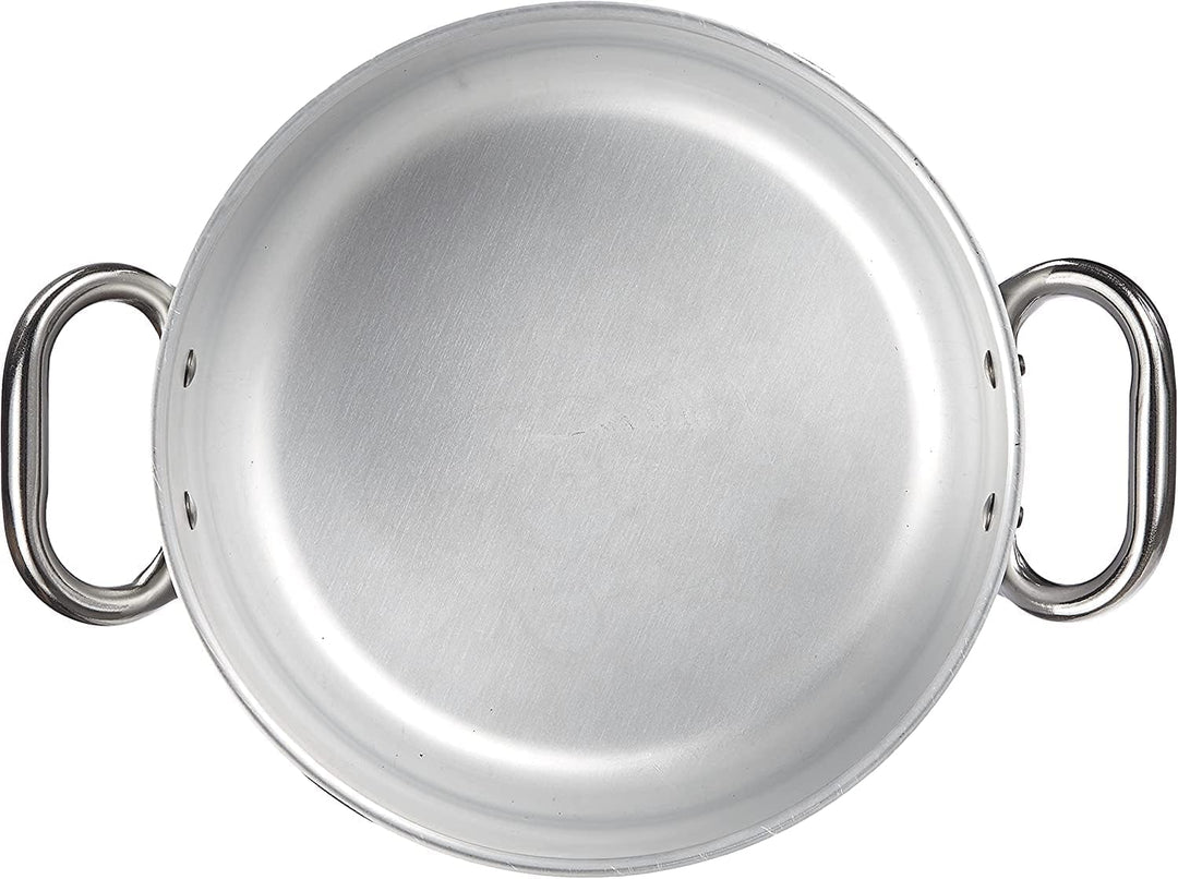 Pentole Agnelli ALMR110432 Hochstrahlender zylindrischer Auflauf, professionelles Aluminium 5 mm, 32