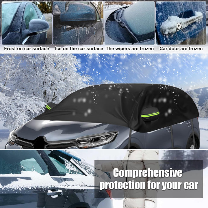 Halbe Autoabdeckung Ersatz für Renault Kadjar 2015-2022, Halbgarage, Upgrade Verdickter Stoff Allwet