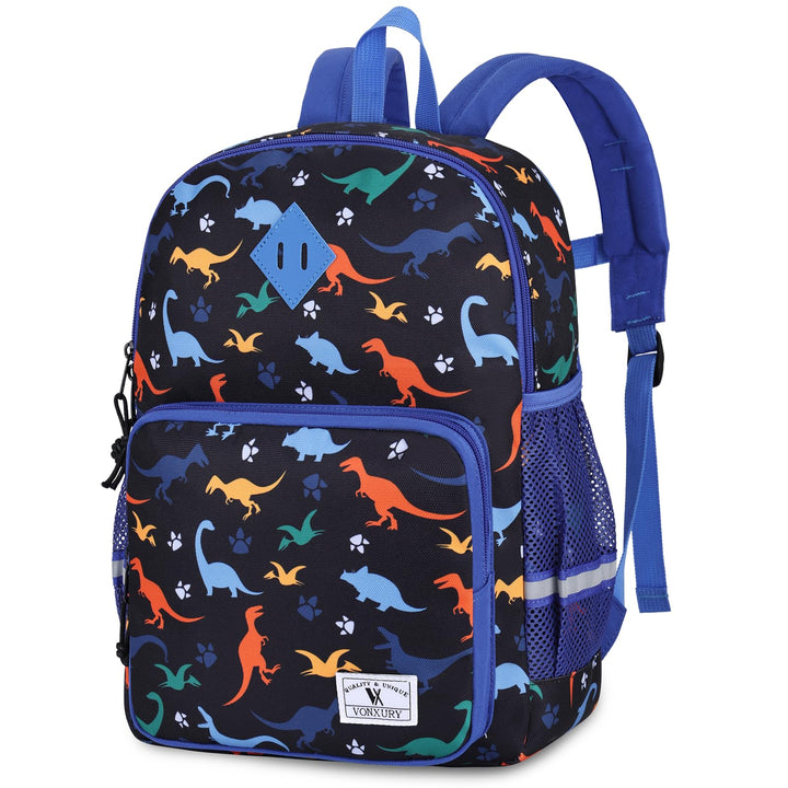 VX VONXURY Schulrucksack, Convertible Vorschule Kleinkind Jungen Bookbag Passt A4 Ordner (Blue Shark