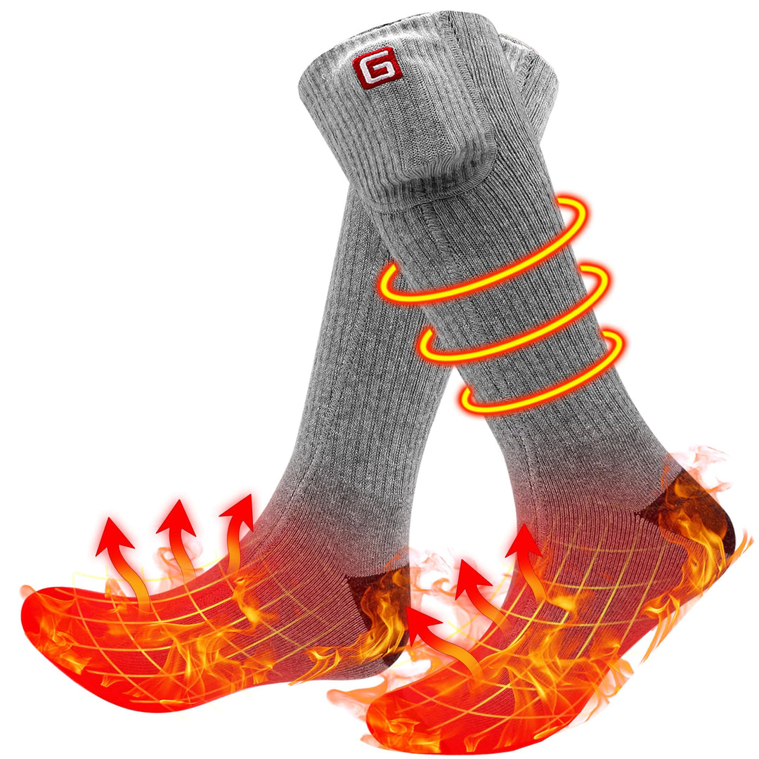 Svpro Beheizte Socken Herren Damen Wiederaufladbare mit Akku Elektrische Beheizbare Socken Winter Wa