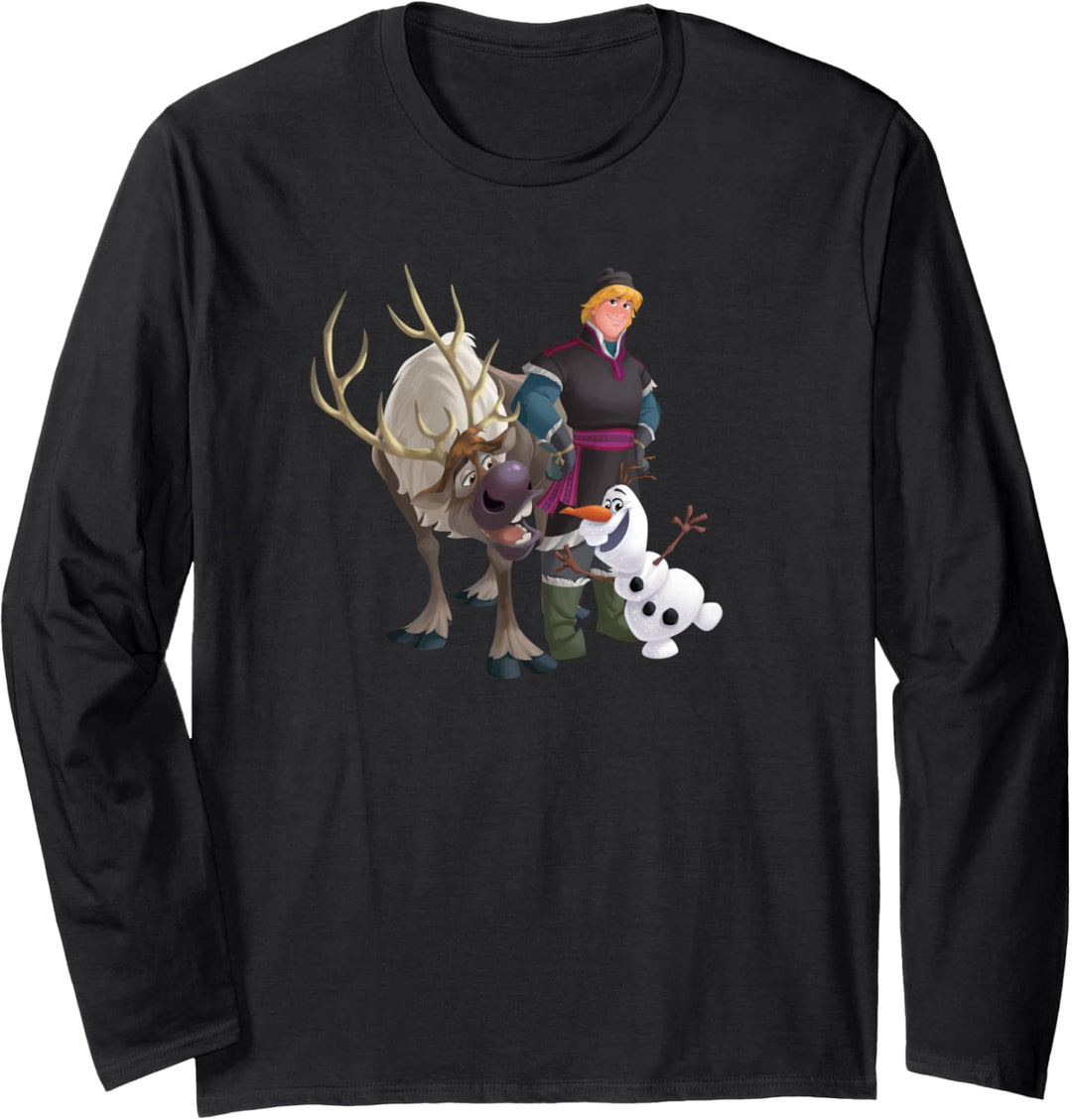 Disney Frozen Kristoff Olaf Sven Langarmshirt