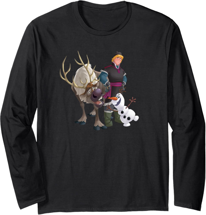 Disney Frozen Kristoff Olaf Sven Langarmshirt