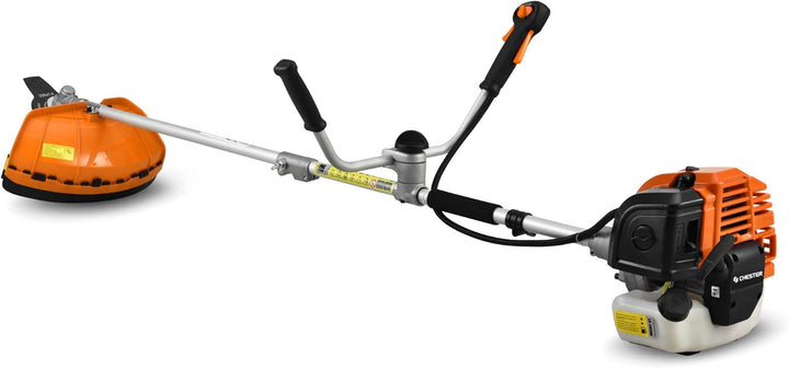 Freischneider mit Benzinmotor 52 cm³ - 3 Klingen + 1 Doppelfadenkopf - Chester