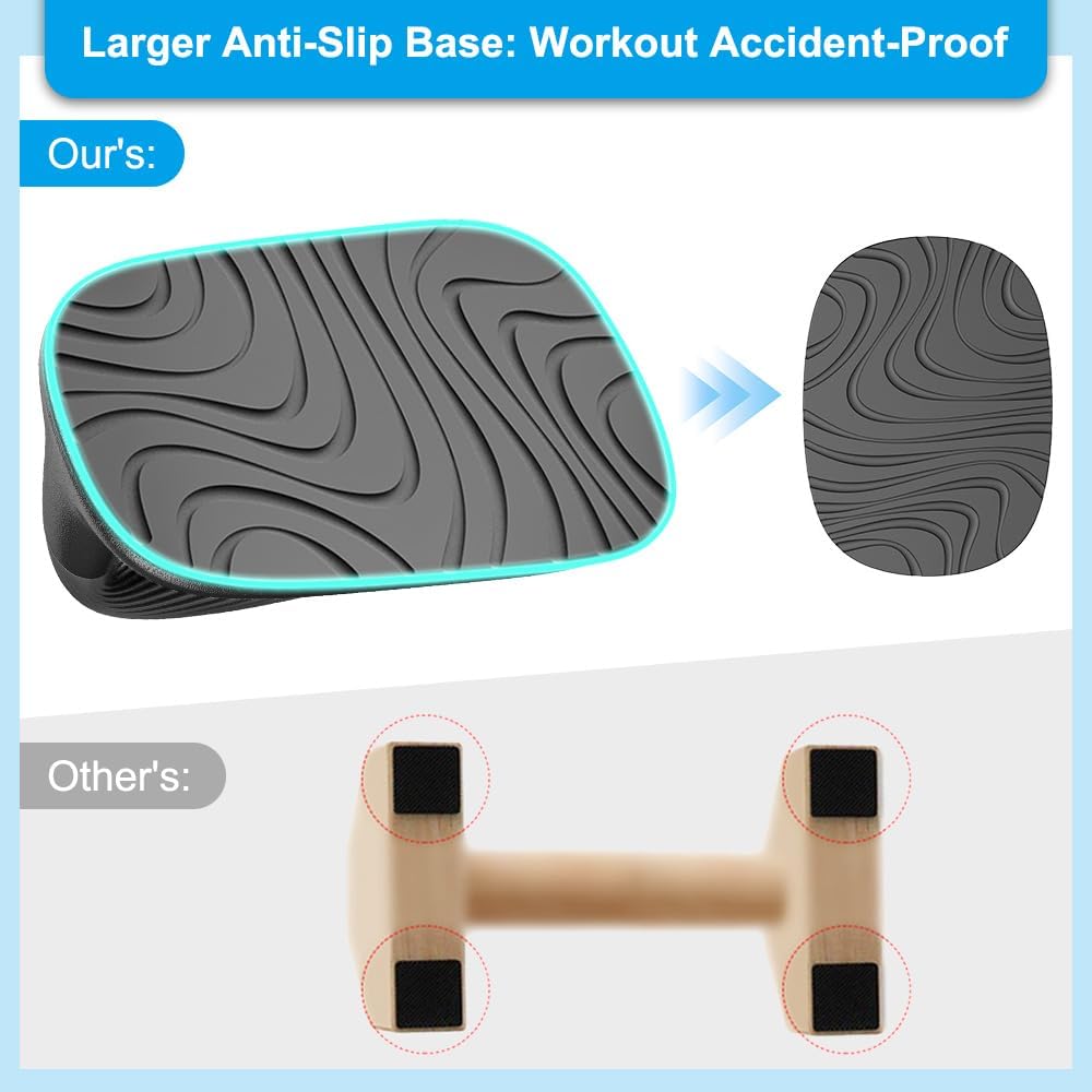 BeneLabel Liegestützgriff, Push up Griffe Boden 2er Calisthenics Parallettes Kompakt Fitness Handsta