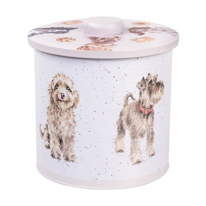 Wrendale Designs Hannah Dale Keksfass "A Dog's Life", 160 x 155 mm Weiss, Weiss