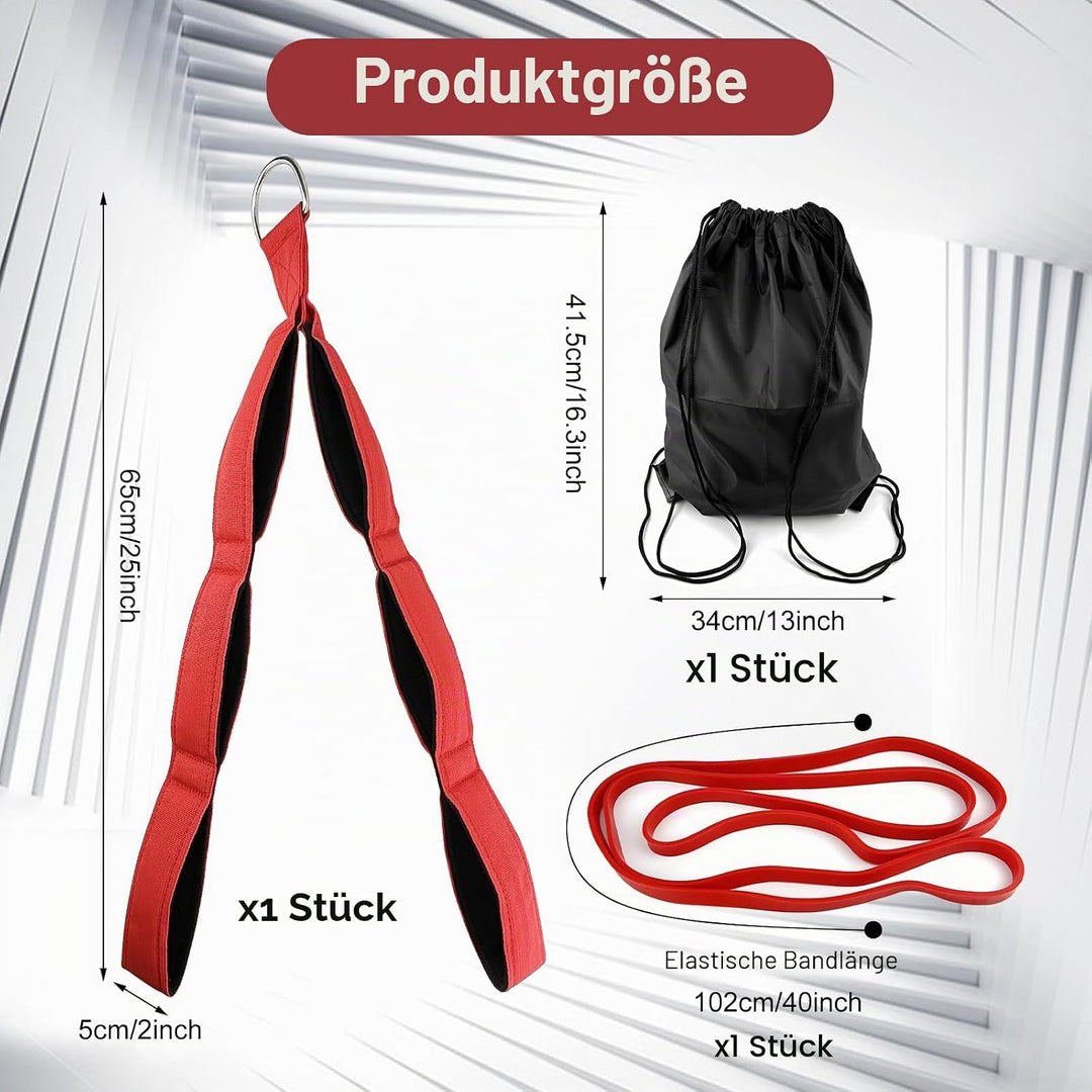 1 Trizepsseil-Kabelbefestigung, PP Trizepsseil Kabelzug Fitness 65 * 5 cm Kabelzug Fitnessgeräte mit