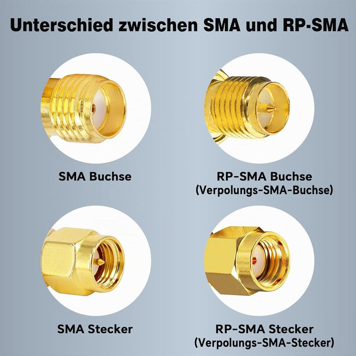 Boobrie Verbessert SuperFlex RG58 5M RP-SMA Verlängerung Kabel RP SMA-Stecker auf Buchse Kabel WIFI-