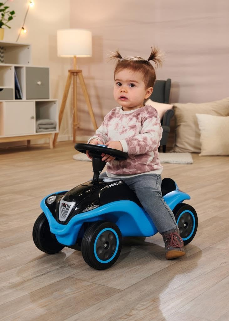 BIG-Bobby-Car NEXT - Deluxe Variante, Kinderfahrzeug mit LED-Front Scheinwerfer, Flüsterreifen und w